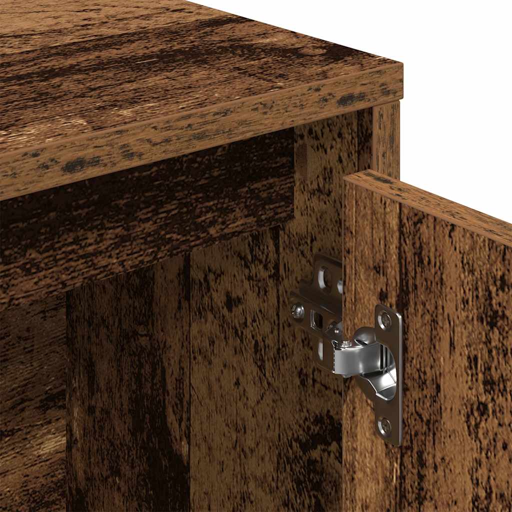 vidaXL Regał, stare drewno, 89x24x101,5 cm, materiał drewnopochodny