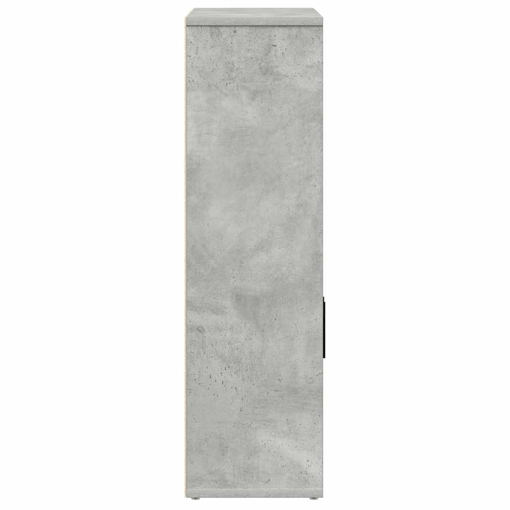 vidaXL Regał na książki, szarość betonu, 60x24x85 cm