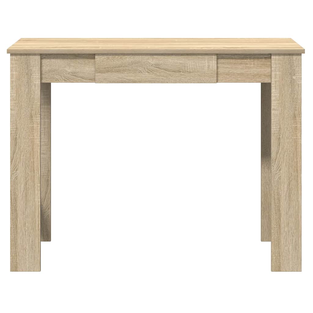 vidaXL Biurko, kolor dąb sonoma, 100x45x75 cm, materiał drewnopochodny