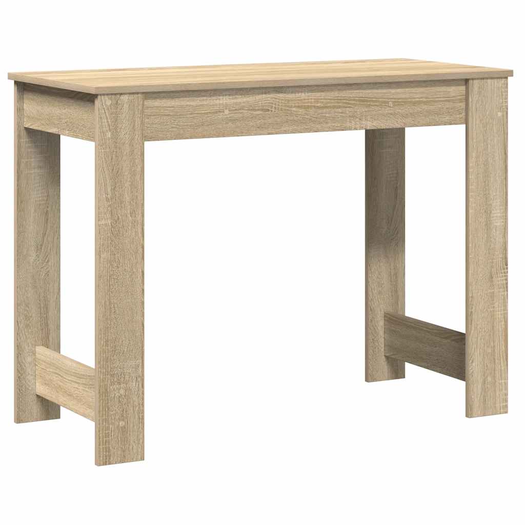 vidaXL Biurko, kolor dąb sonoma, 100x45x75 cm, materiał drewnopochodny