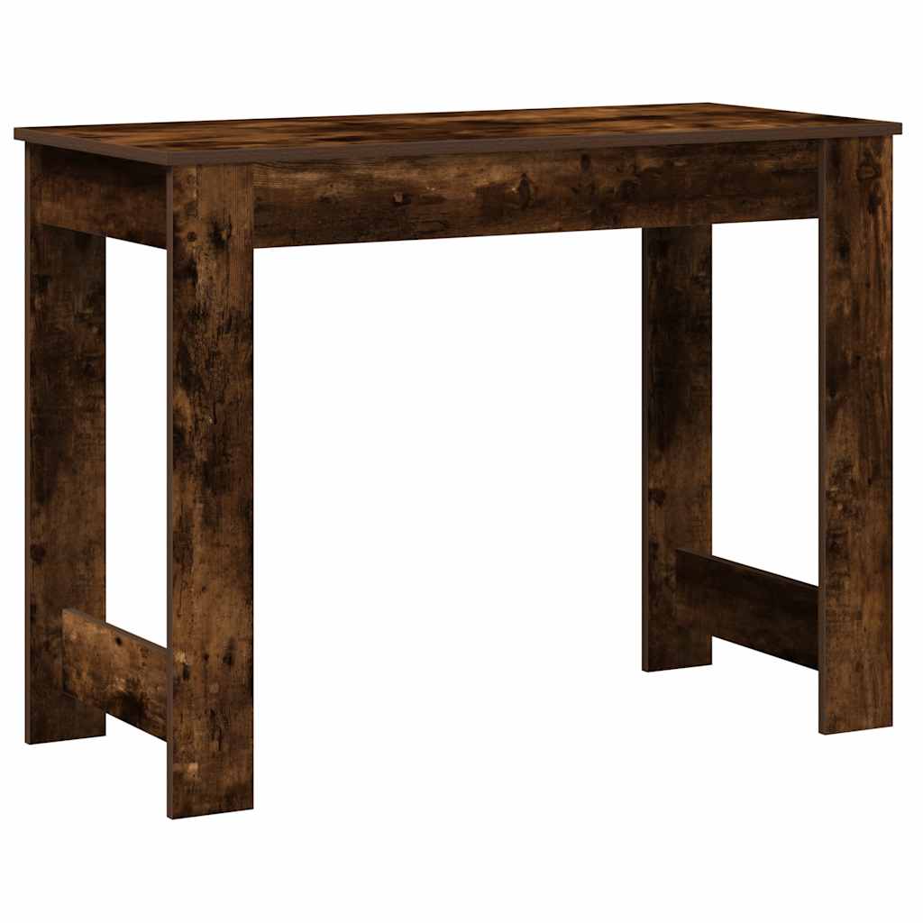vidaXL Biurko, przydymiony dąb, 100x45x75 cm, materiał drewnopochodny