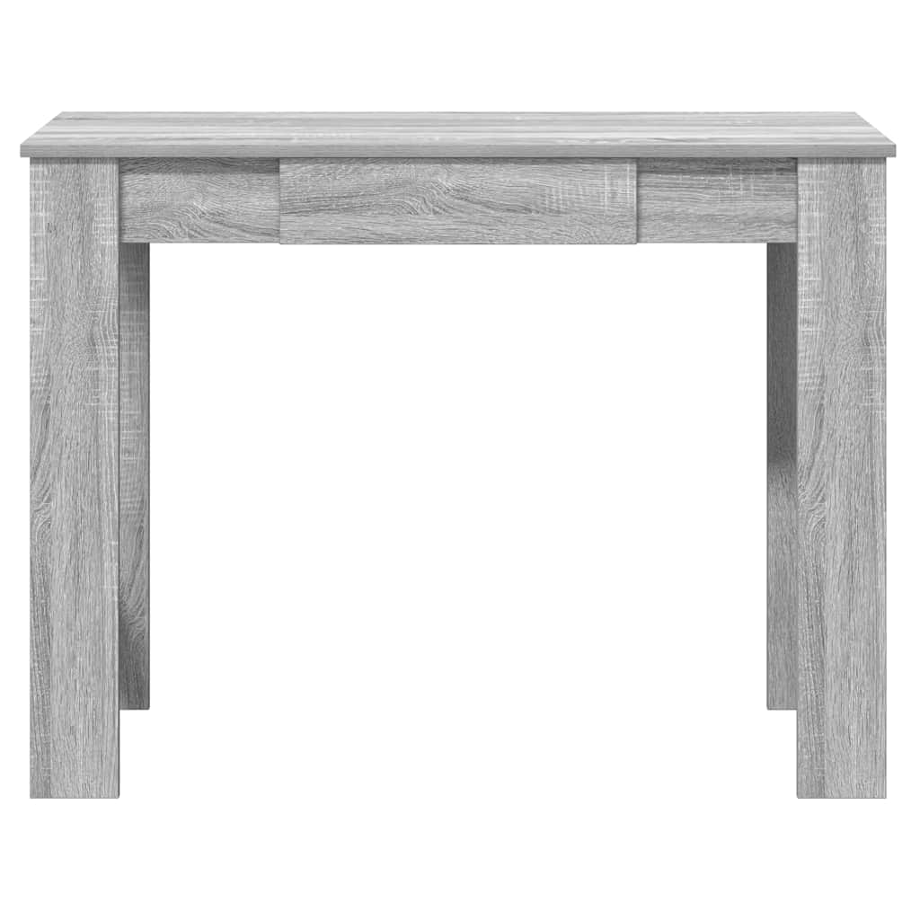 vidaXL Biurko, szary dąb sonoma, 100x45x75 cm, materiał drewnopochodny