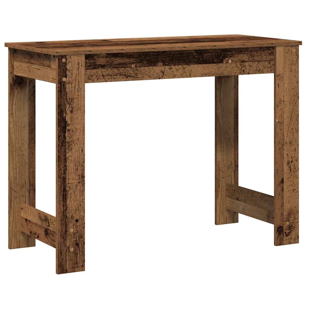 vidaXL Biurko, stare drewno, 100x45x75 cm, materiał drewnopochodny