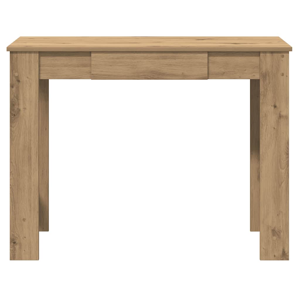 vidaXL Biurko, dąb artisan, 100x45x75 cm, materiał drewnopochodny