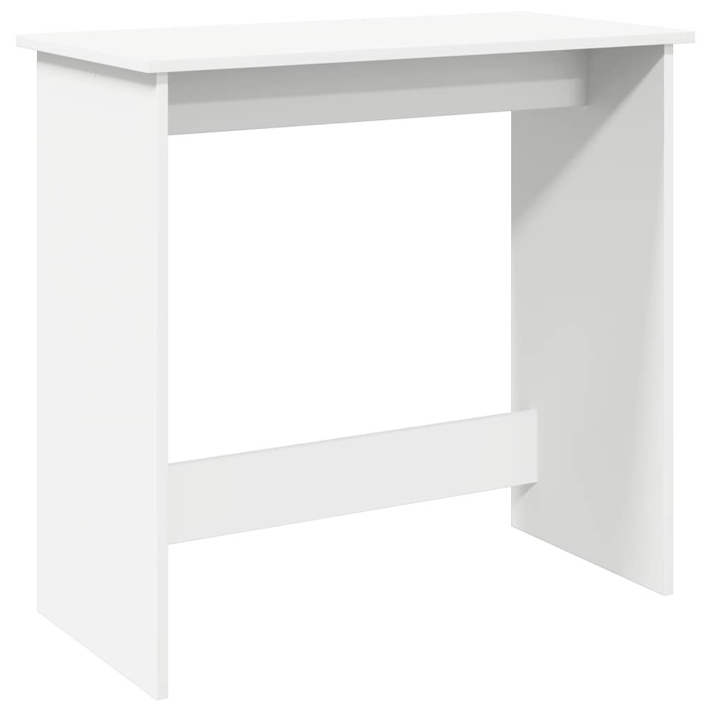 vidaXL Biurko, białe, 80x40x75 cm, materiał drewnopochodny