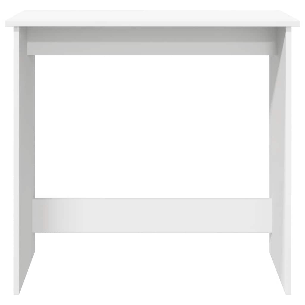 vidaXL Biurko, białe, 80x40x75 cm, materiał drewnopochodny