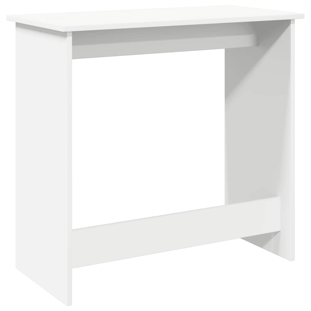 vidaXL Biurko, białe, 80x40x75 cm, materiał drewnopochodny