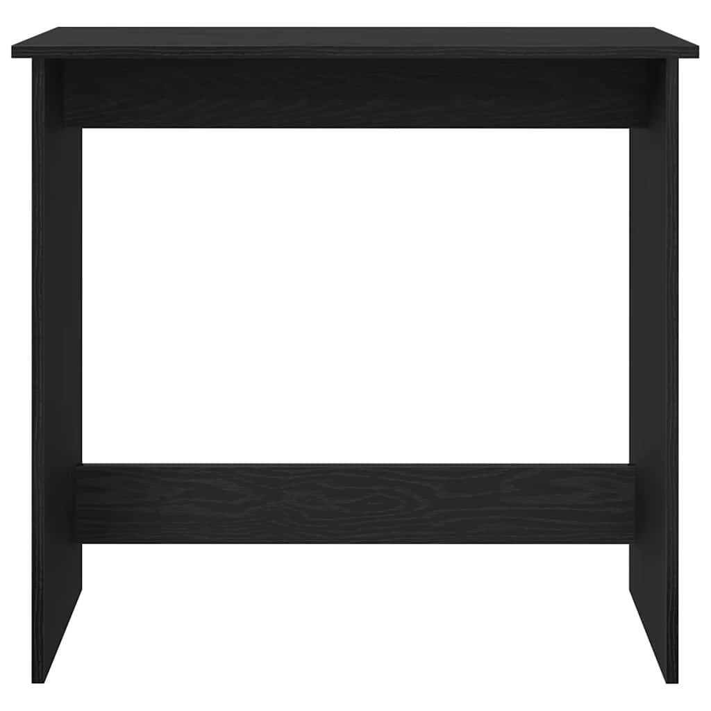 vidaXL Biurko, czarne, 80x40x75 cm, materiał drewnopochodny