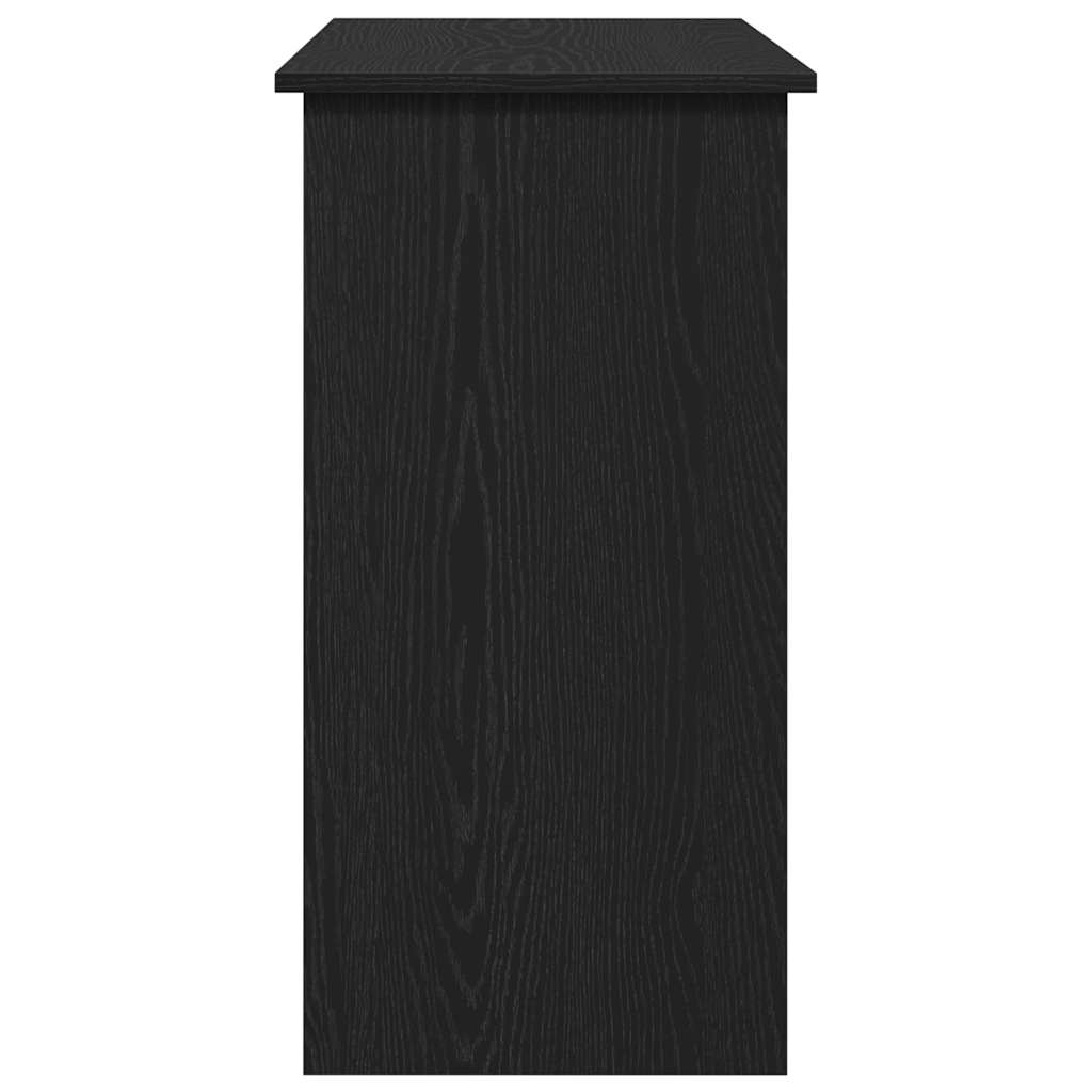 vidaXL Biurko, czarne, 80x40x75 cm, materiał drewnopochodny
