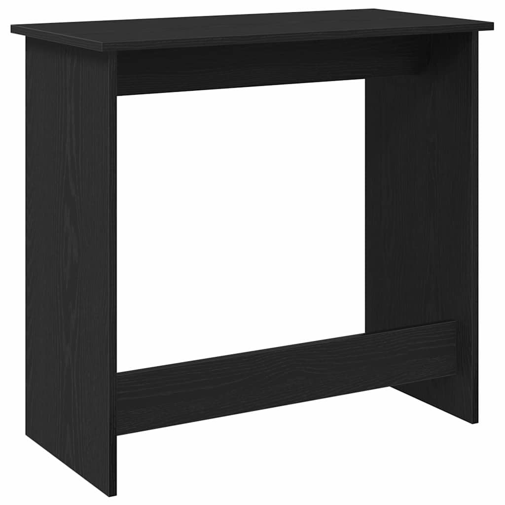vidaXL Biurko, czarne, 80x40x75 cm, materiał drewnopochodny