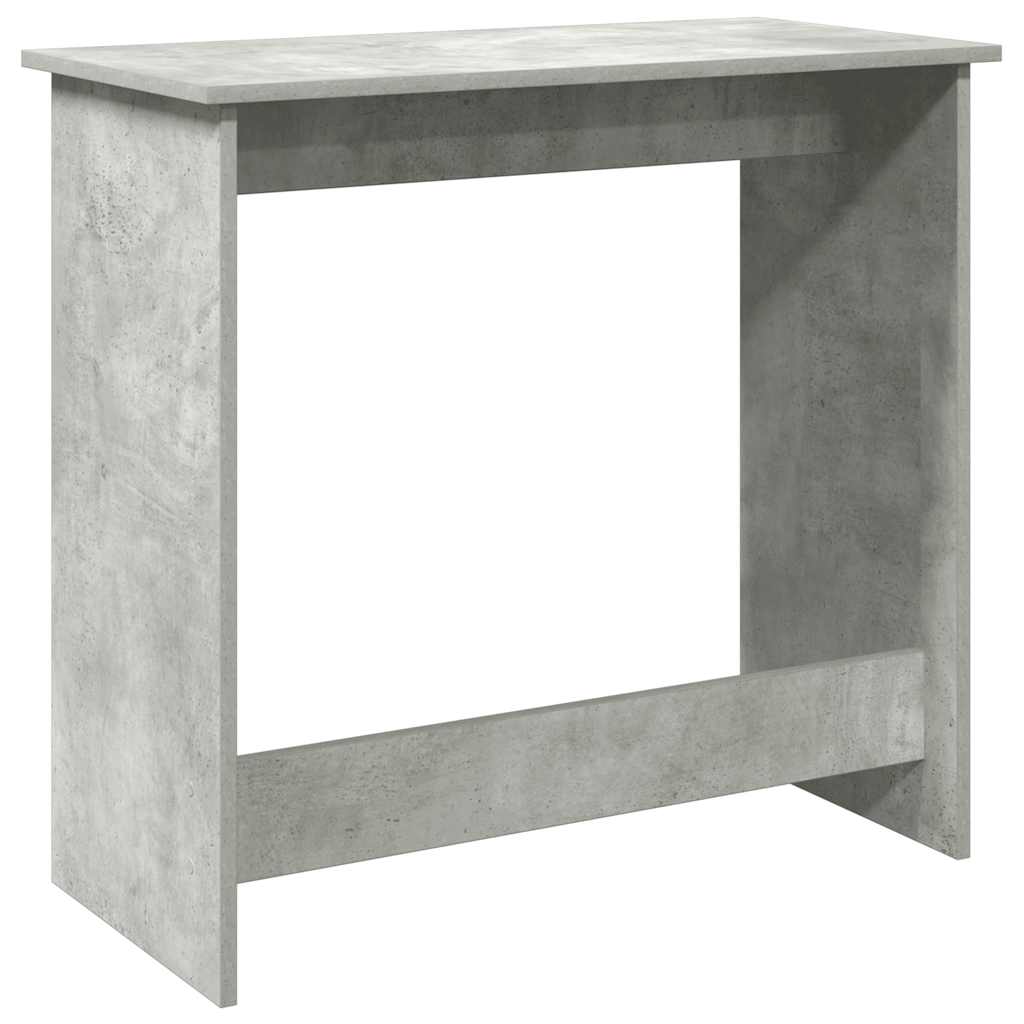 vidaXL Biurko, szarość betonu, 80x40x75 cm, materiał drewnopochodny