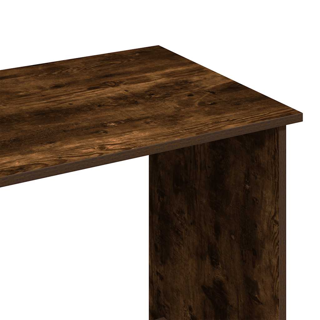 vidaXL Biurko, przydymiony dąb, 80x40x75 cm, materiał drewnopochodny
