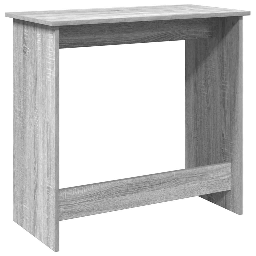vidaXL Biurko, szary dąb sonoma, 80x40x75 cm, materiał drewnopochodny