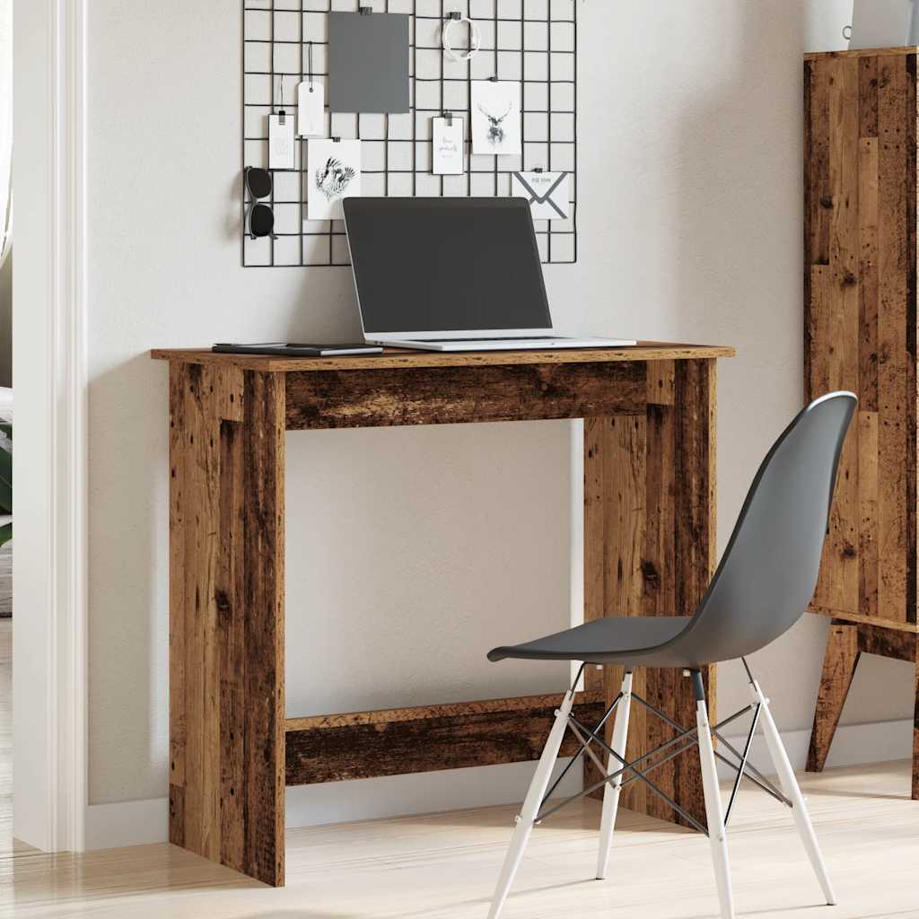 vidaXL Biurko, stare drewno, 80x40x75 cm, materiał drewnopochodny