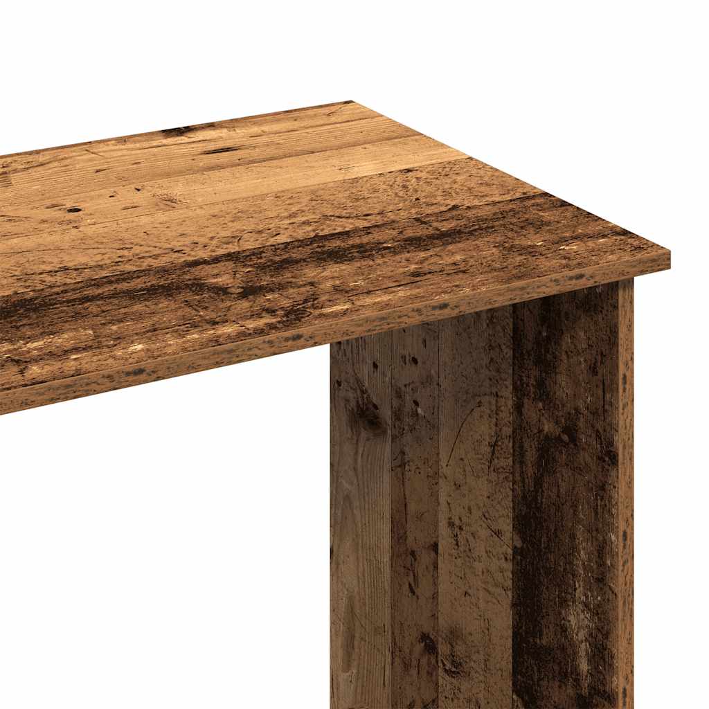 vidaXL Biurko, stare drewno, 80x40x75 cm, materiał drewnopochodny