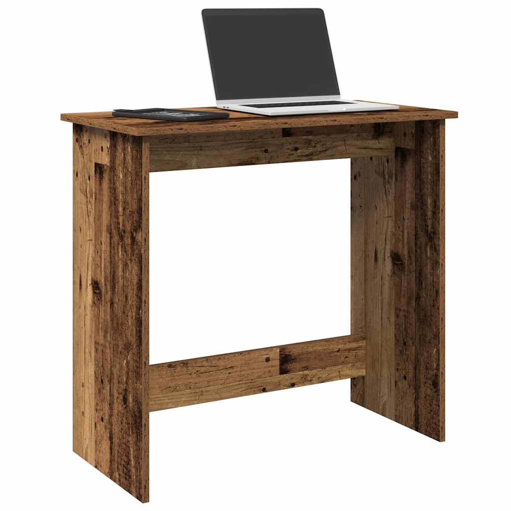 vidaXL Biurko, stare drewno, 80x40x75 cm, materiał drewnopochodny