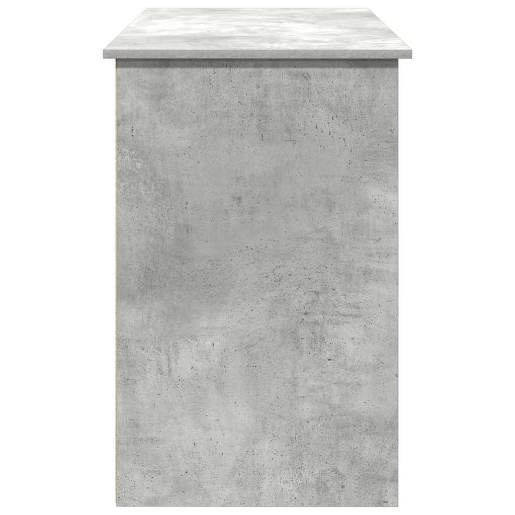 vidaXL Biurko, szarość betonu, 102x50x75 cm, materiał drewnopochodny