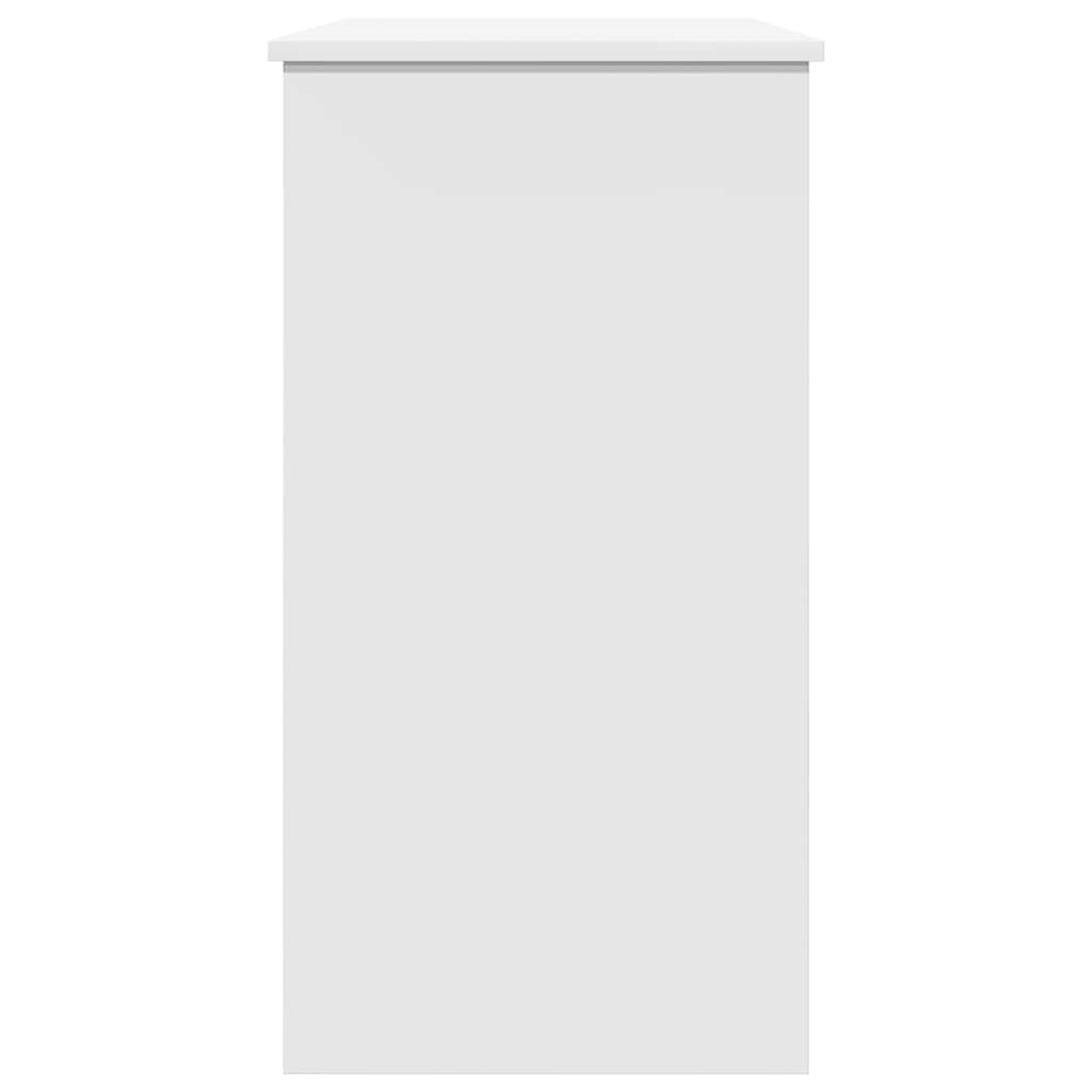vidaXL Biurko, białe, 80x40x75 cm, materiał drewnopochodny