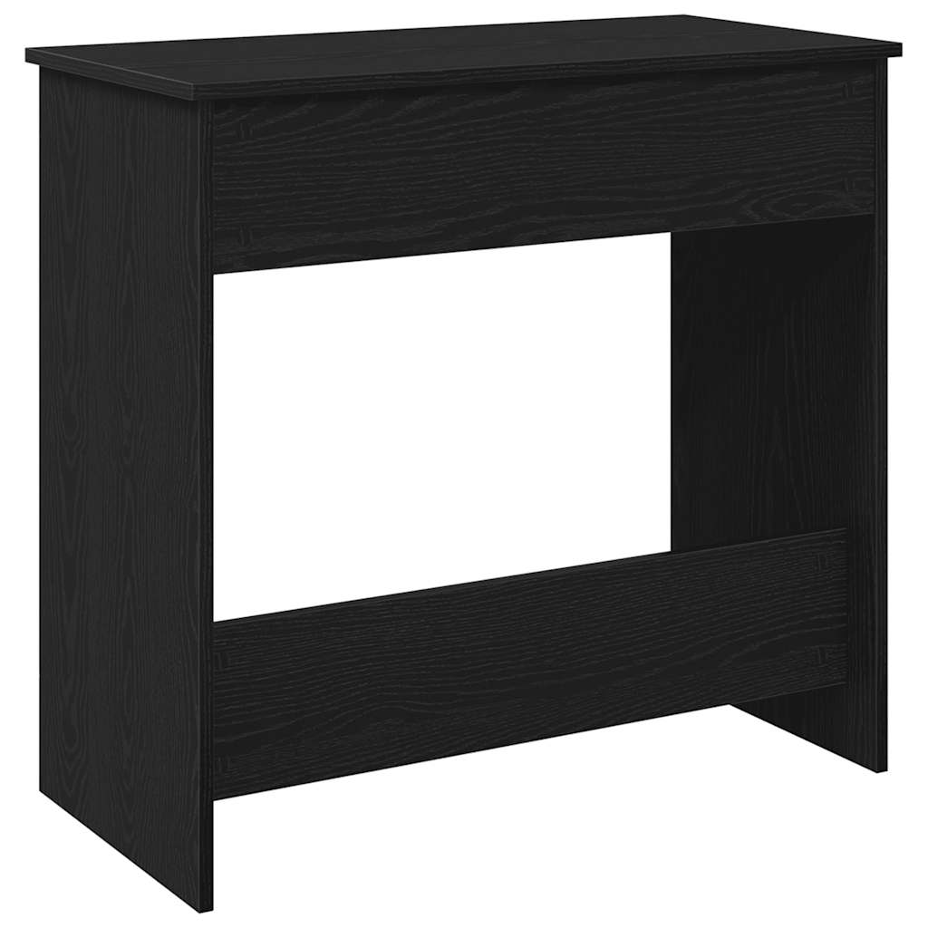 vidaXL Biurko, czarne, 80x40x75 cm, materiał drewnopochodny
