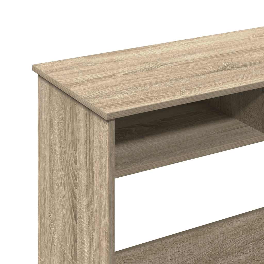 vidaXL Biurko, kolor dąb sonoma, 80x40x75 cm, materiał drewnopochodny