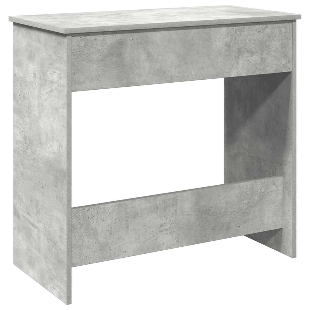 vidaXL Biurko, szarość betonu, 80x40x75 cm, materiał drewnopochodny