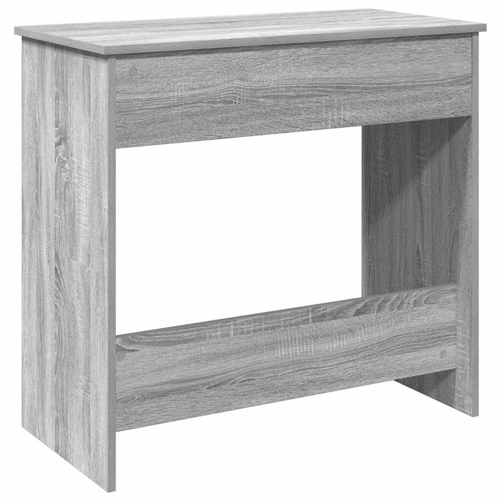 vidaXL Biurko, szary dąb sonoma, 80x40x75 cm, materiał drewnopochodny
