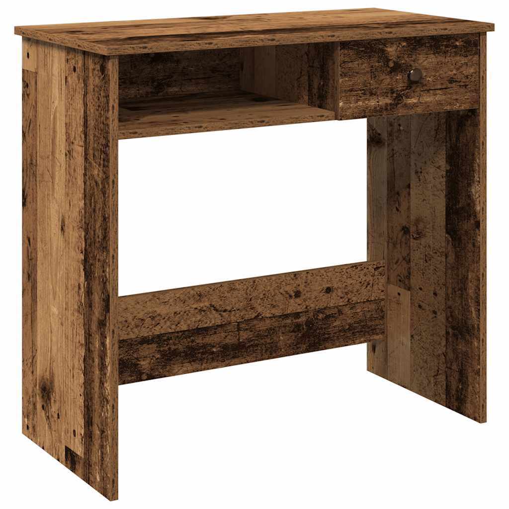 vidaXL Biurko, stare drewno, 80x40x75 cm, materiał drewnopochodny