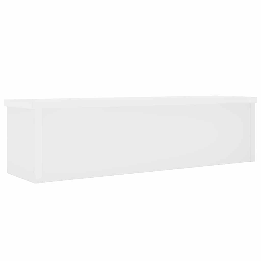vidaXL Półki kuchenne składane, 2 szt., białe, 50x15x16 cm