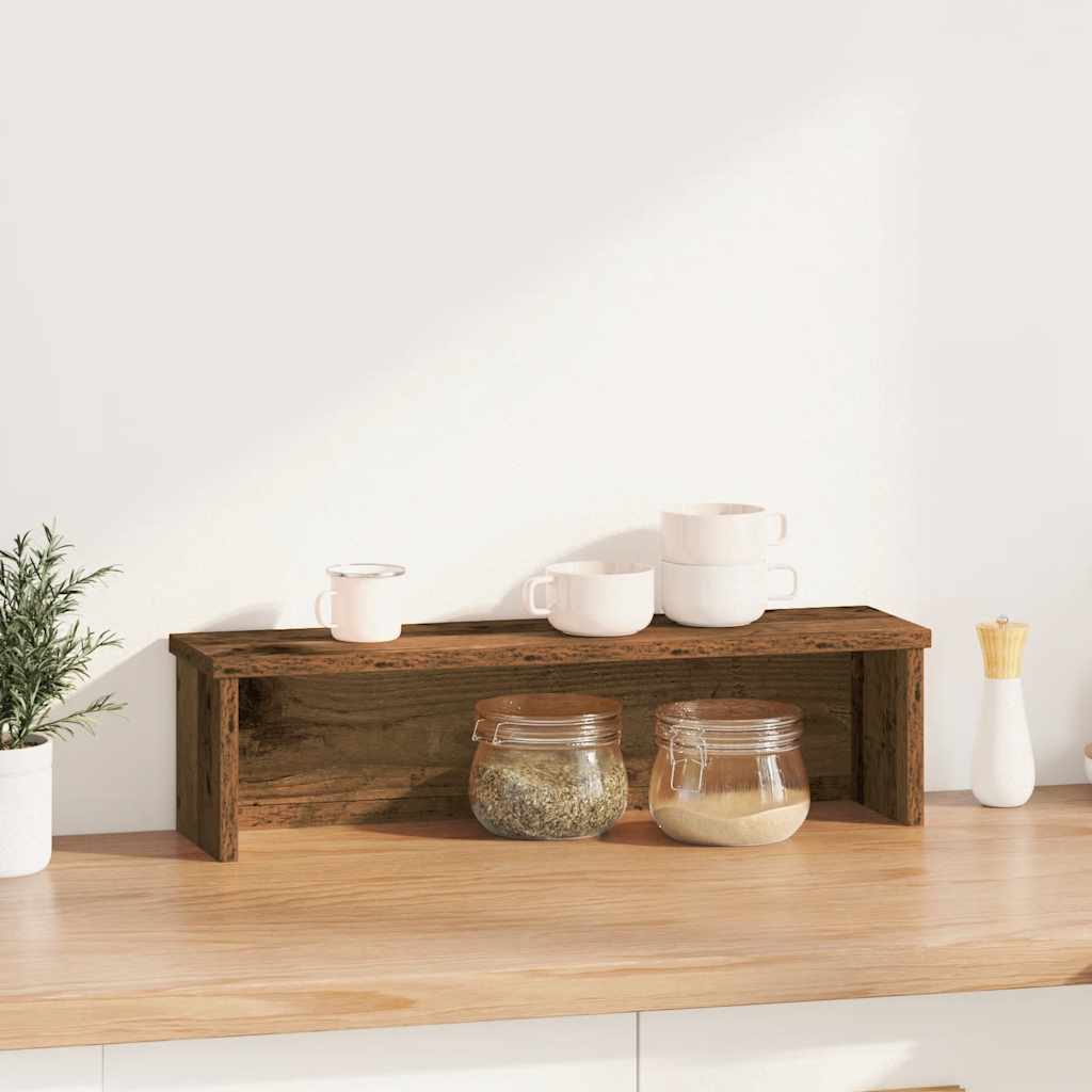 vidaXL Półka kuchenna składana, stare drewno, 50x15x16 cm