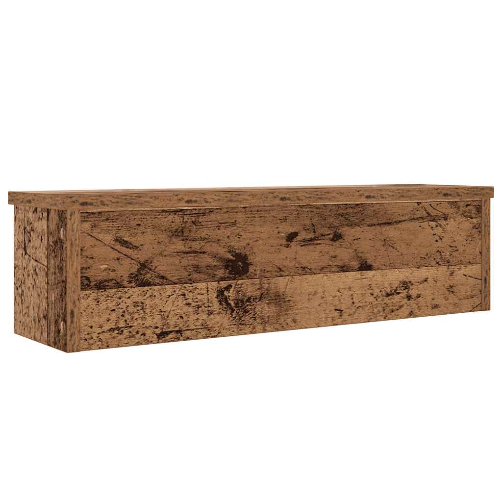 vidaXL Półka kuchenna składana, stare drewno, 50x15x16 cm