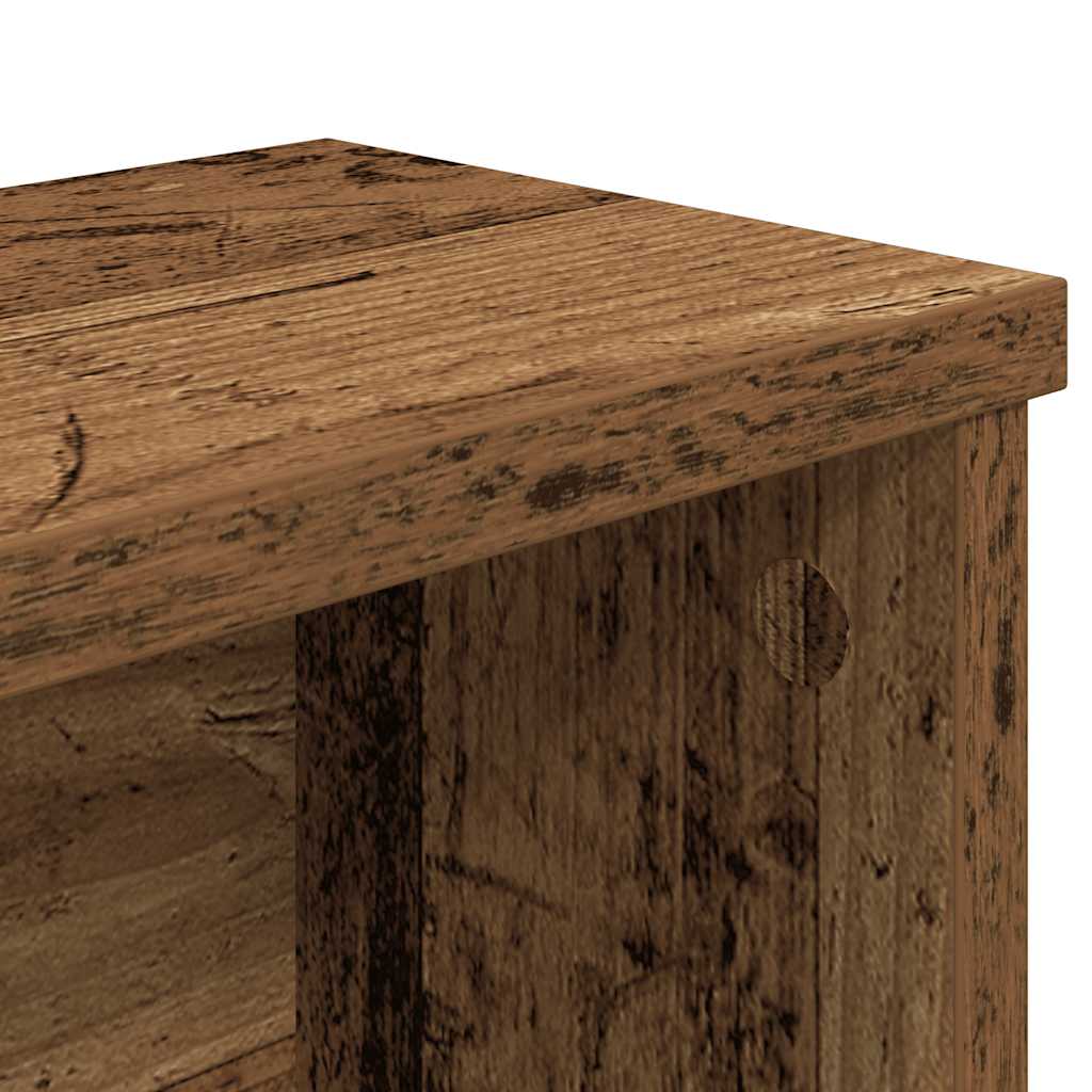 vidaXL Półka kuchenna składana, stare drewno, 50x15x16 cm