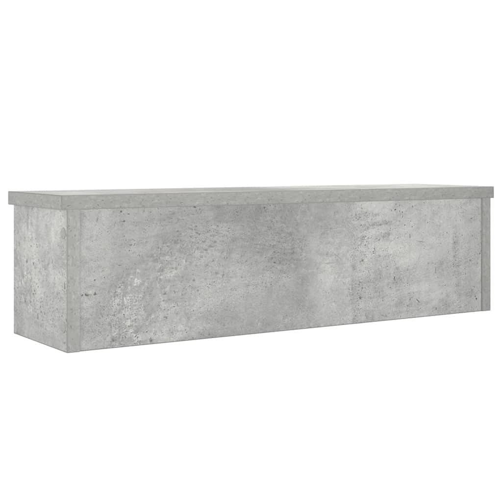 vidaXL Półka kuchenna składana, szarość betonu, 60x15x16 cm