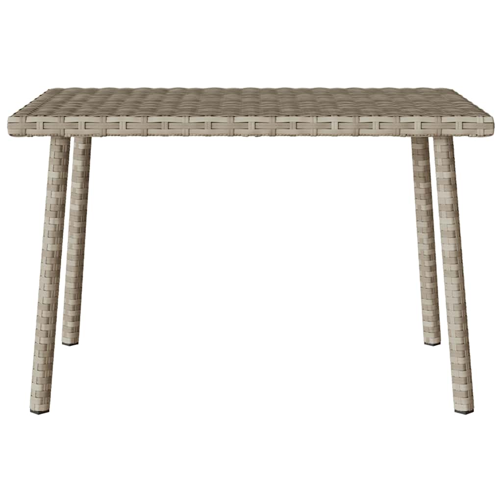 vidaXL Stolik kawowy ogrodowy prostokątny jasnoszary 60x40x37 cm