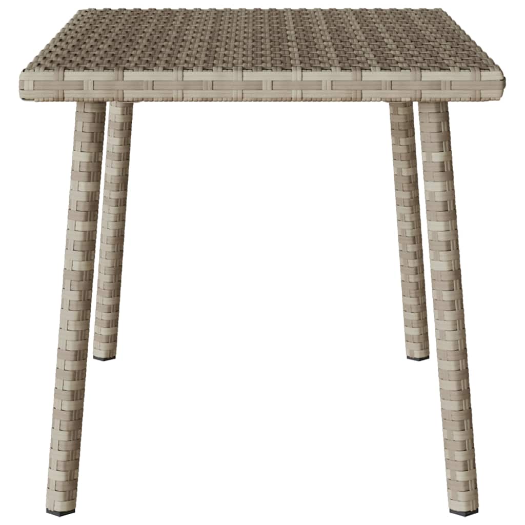 vidaXL Stolik kawowy ogrodowy prostokątny jasnoszary 60x40x37 cm