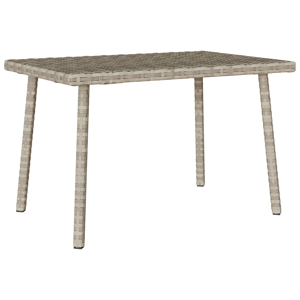 vidaXL Stolik kawowy ogrodowy prostokątny jasnoszary 60x40x37 cm