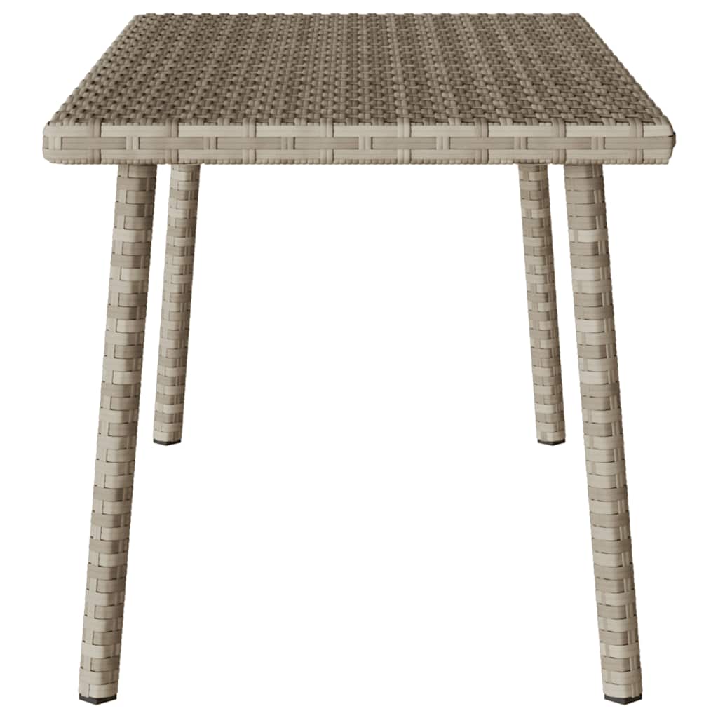 vidaXL Stolik kawowy ogrodowy prostokątny jasnoszary 80x40x37 cm