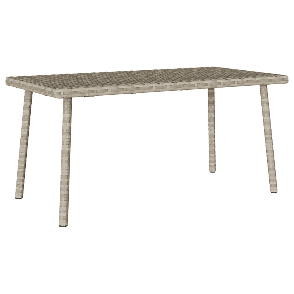 vidaXL Stolik kawowy ogrodowy prostokątny jasnoszary 80x40x37 cm
