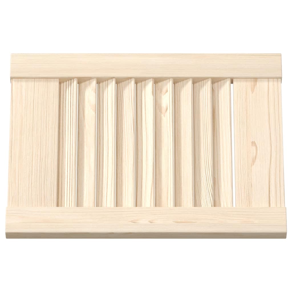 vidaXL Drzwi szafkowe z żaluzją 39,5x29,5 cm lite drewno sosnowe