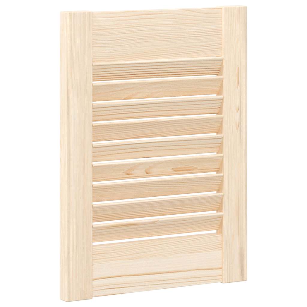 vidaXL Drzwi szafkowe z żaluzją 39,5x29,5 cm lite drewno sosnowe