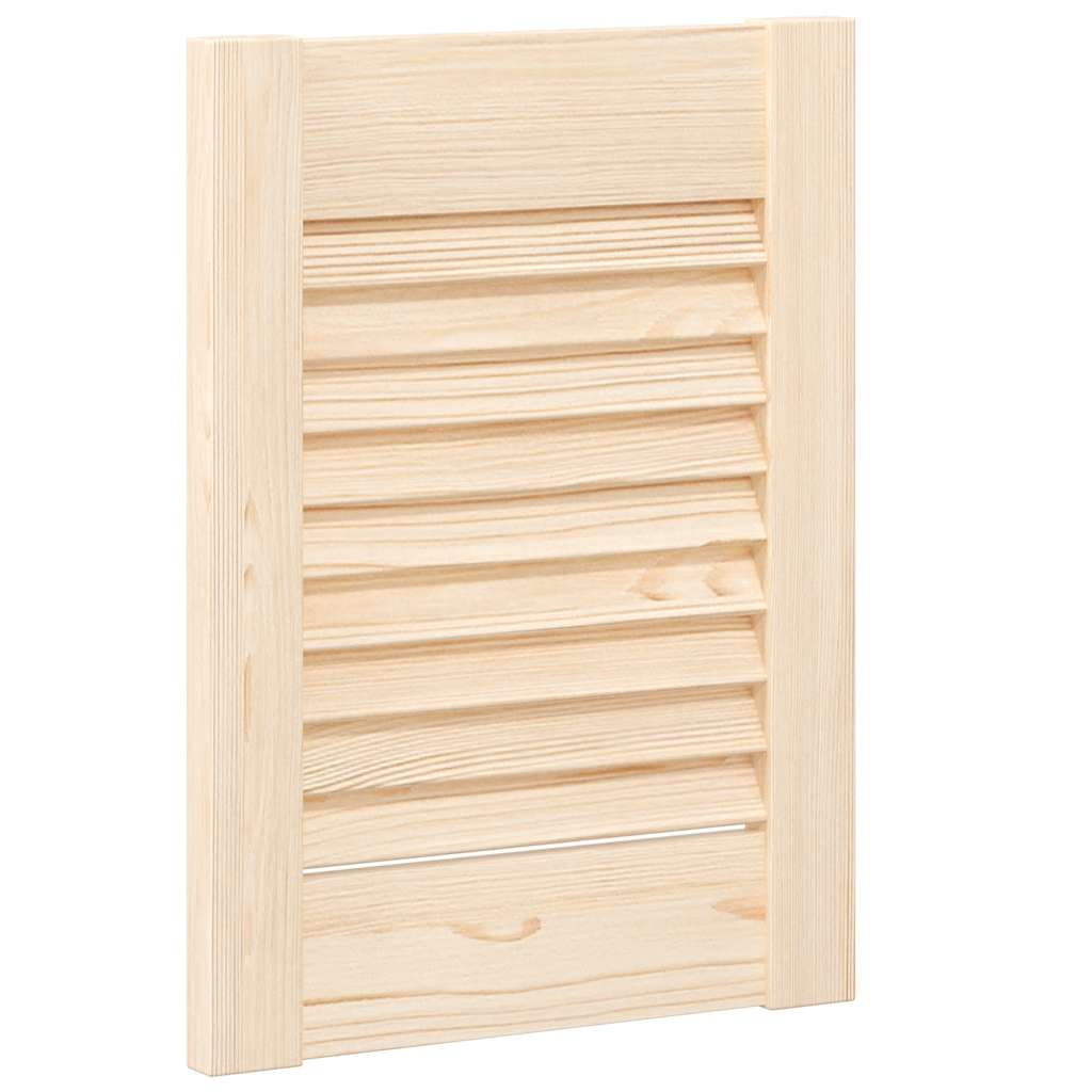 vidaXL Drzwi do szafek żaluzjowe 2szt. 39,5x29,5cm lite drewno sosnowe