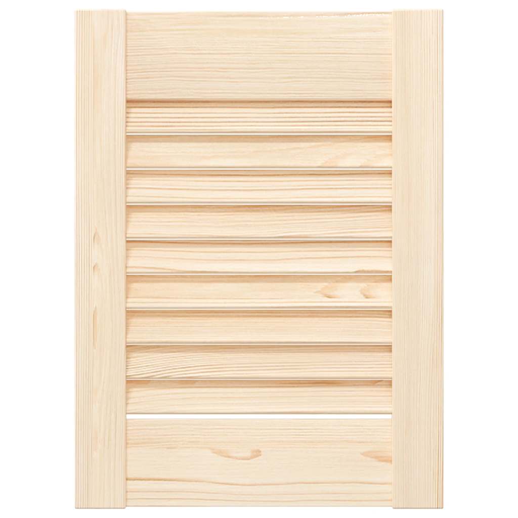 vidaXL Drzwi do szafek żaluzjowe 2szt. 39,5x29,5cm lite drewno sosnowe