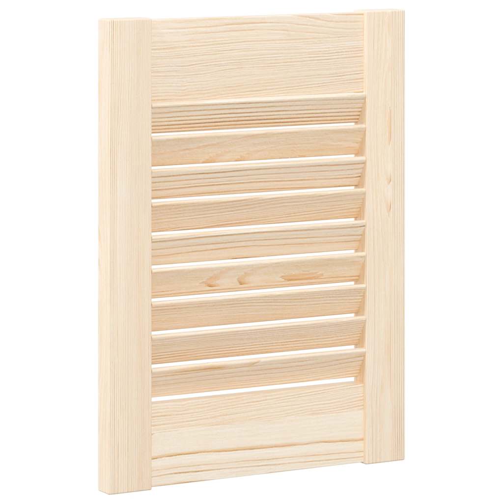 vidaXL Drzwi do szafek żaluzjowe 2szt. 39,5x29,5cm lite drewno sosnowe