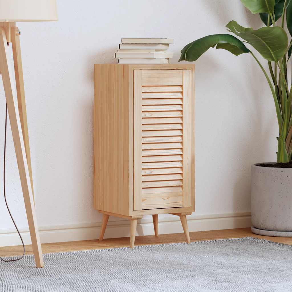 vidaXL Drzwi szafkowe z żaluzją 61,5x29,5 cm lite drewno sosnowe