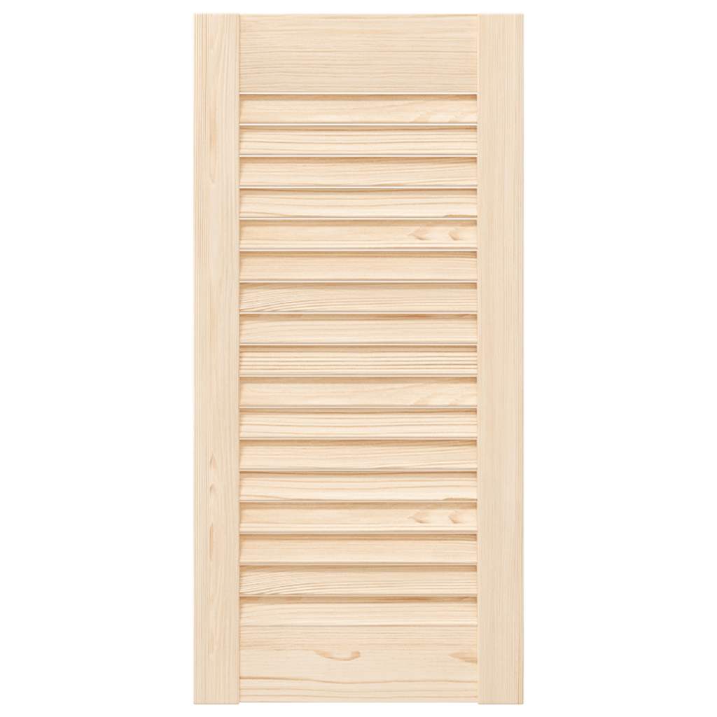 vidaXL Drzwi szafkowe z żaluzją 61,5x29,5 cm lite drewno sosnowe