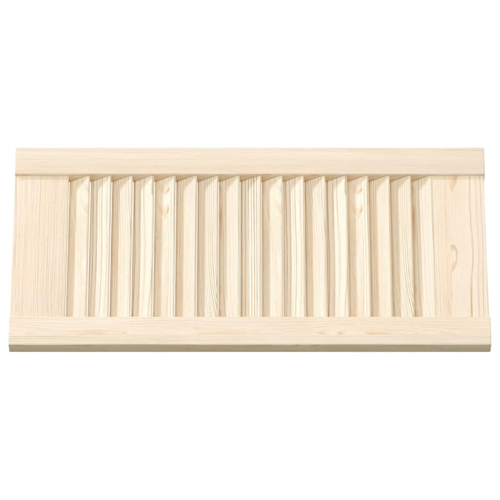 vidaXL Drzwi szafkowe z żaluzją 61,5x29,5 cm lite drewno sosnowe