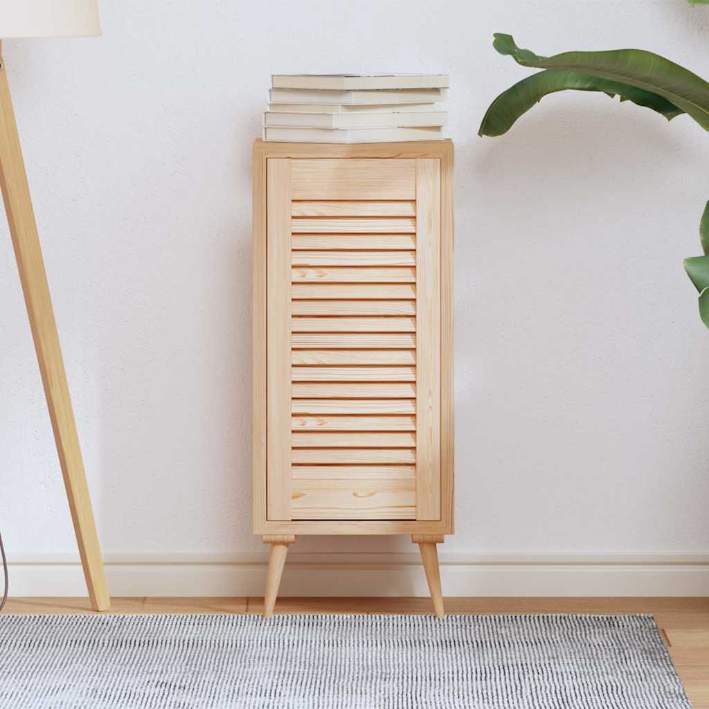 vidaXL Drzwi szafkowe z żaluzją 61,5x29,5 cm lite drewno sosnowe