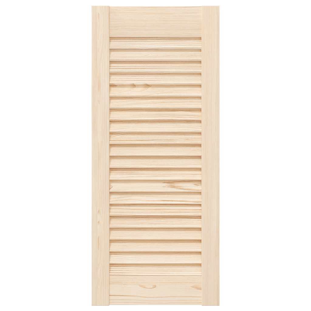 vidaXL Drzwi szafkowe z żaluzją 69x29,5 cm lite drewno sosnowe