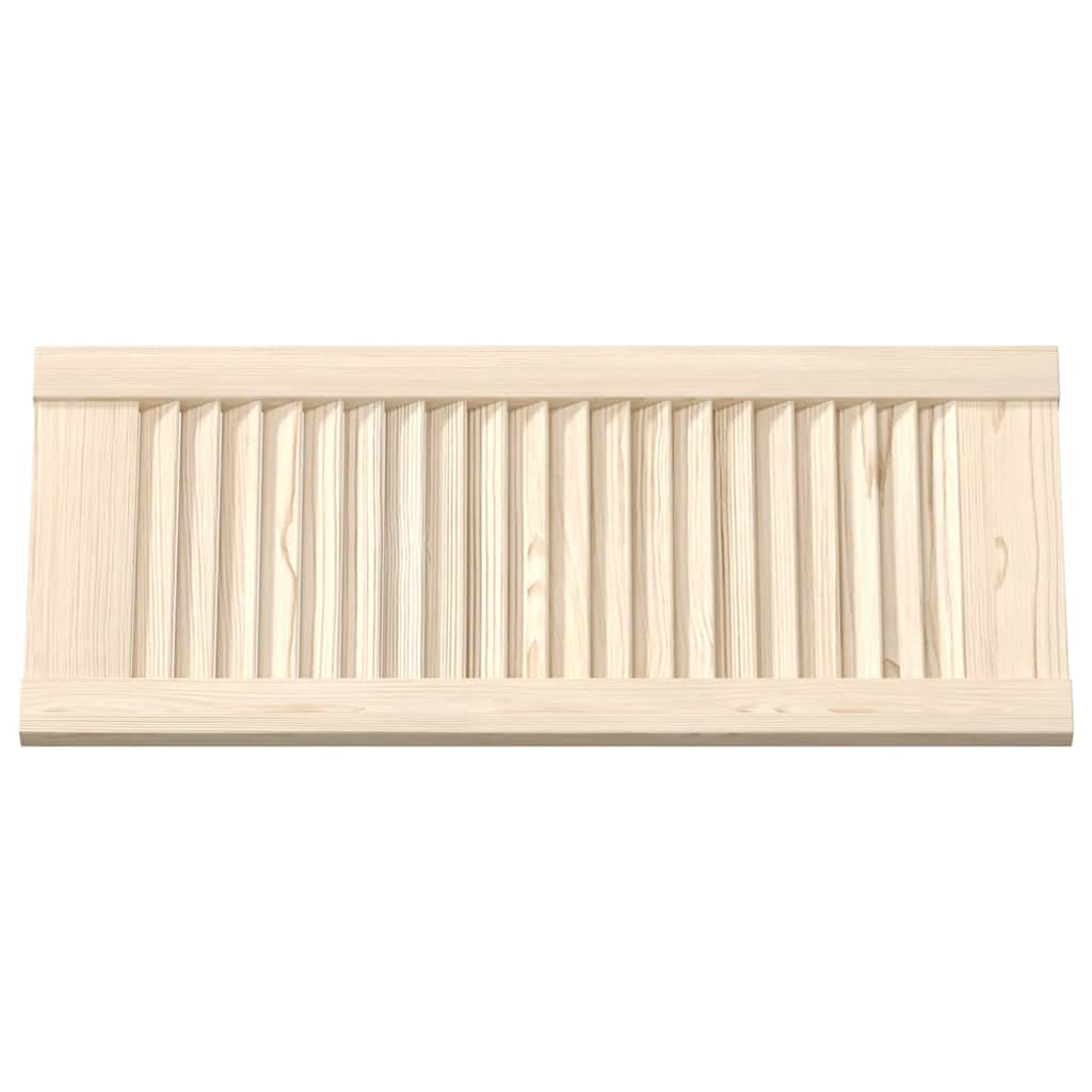 vidaXL Drzwi szafkowe z żaluzją 69x29,5 cm lite drewno sosnowe