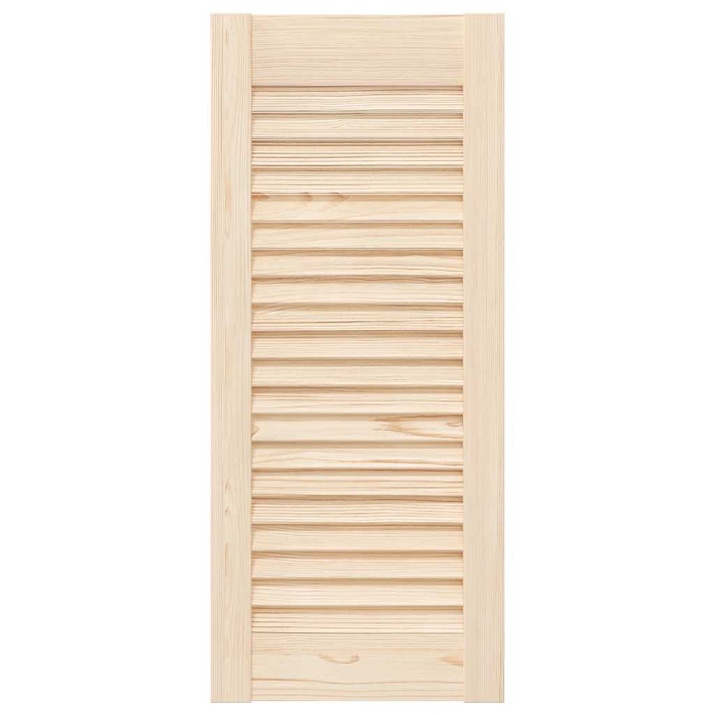 vidaXL Drzwi do szafek żaluzjowe 2 szt. 69x29,5 cm lite drewno sosnowe