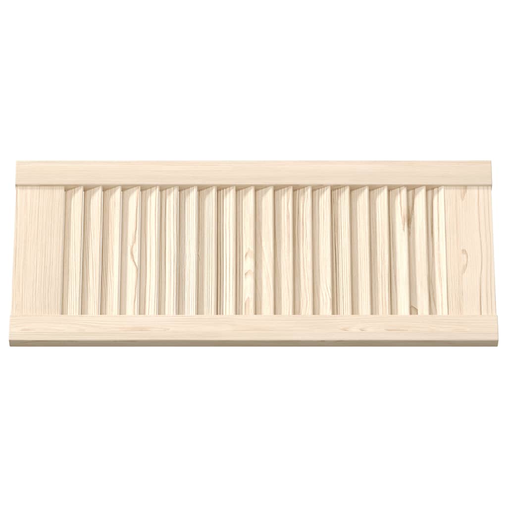 vidaXL Drzwi do szafek żaluzjowe 2 szt. 69x29,5 cm lite drewno sosnowe